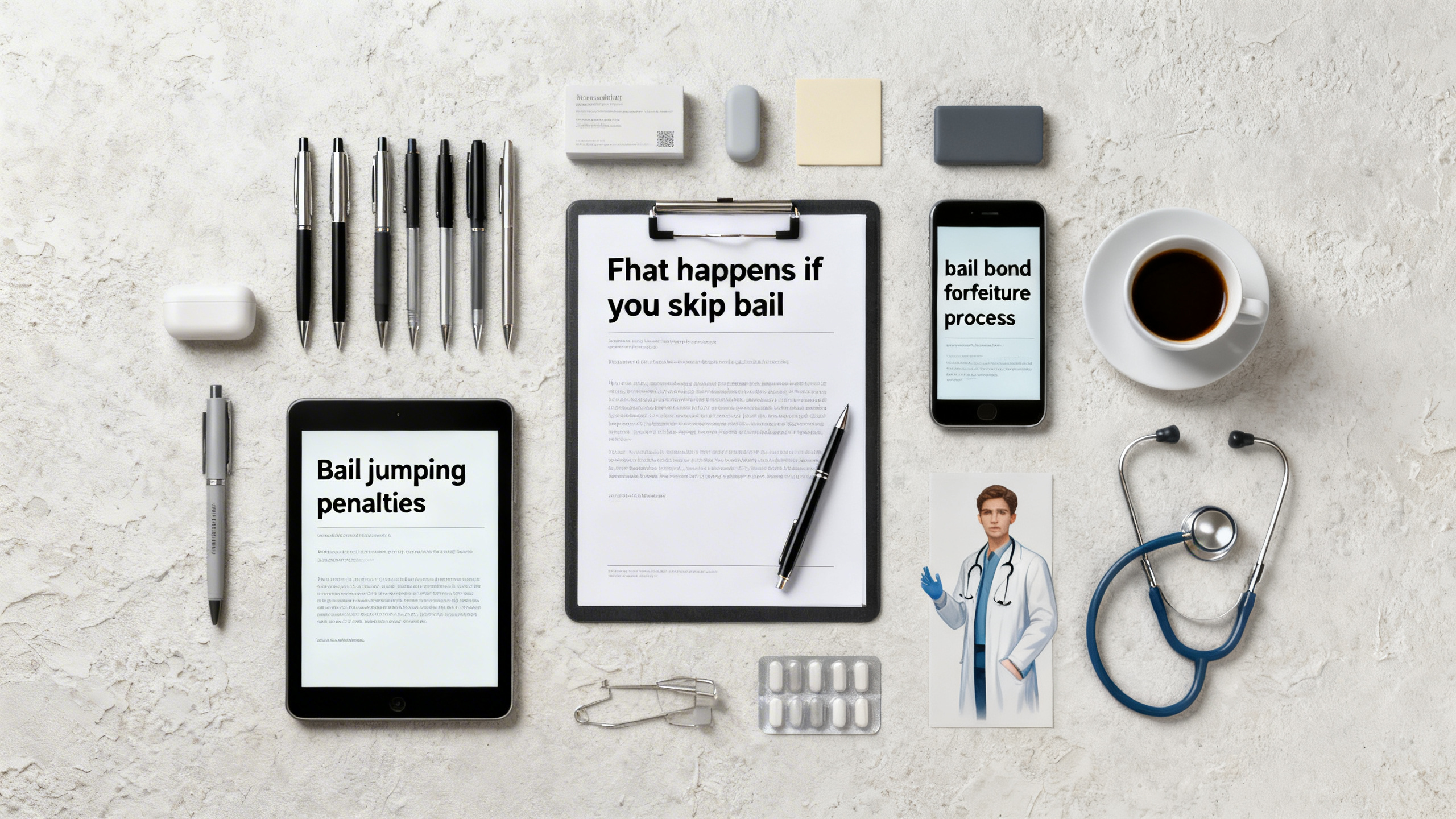 What Happens If You Skip Bail Or The Defendant Misses Court? 2024 U.S. Guide to Bail Bond Forfeiture Process, Bail Jumping Penalties & Co-Signer Responsibilities