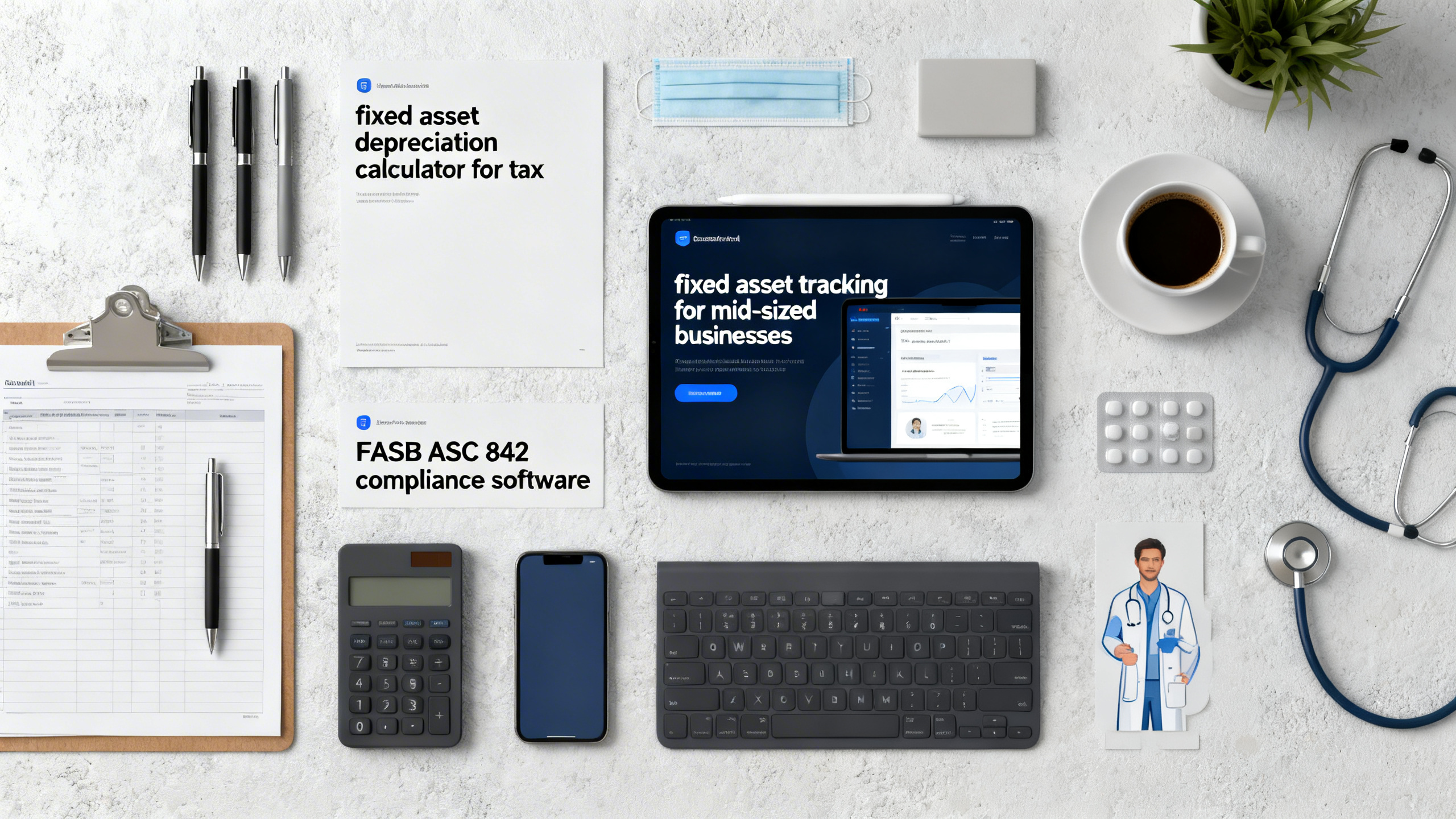 FASB ASC 842 Compliance Software & Fixed Asset Management for Mid-Sized Businesses: Tax Depreciation Calculators, ROI Calculation, and Expert Selection Guide